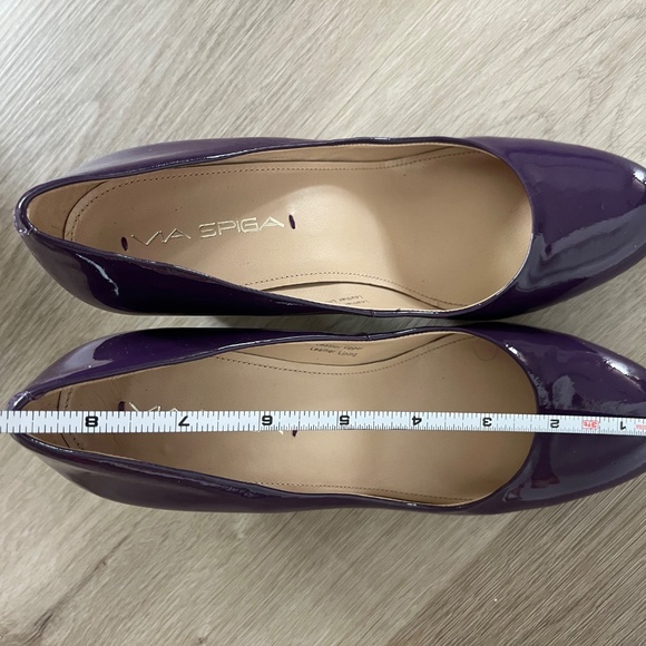 Women’s Via Spiga Purple Heels - Picture 10 of 13